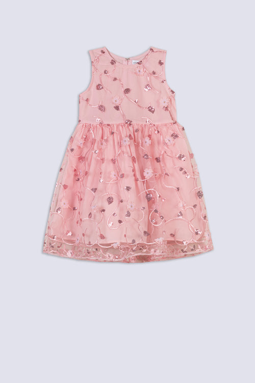 Girl's Fairy Garden Tulle Frock