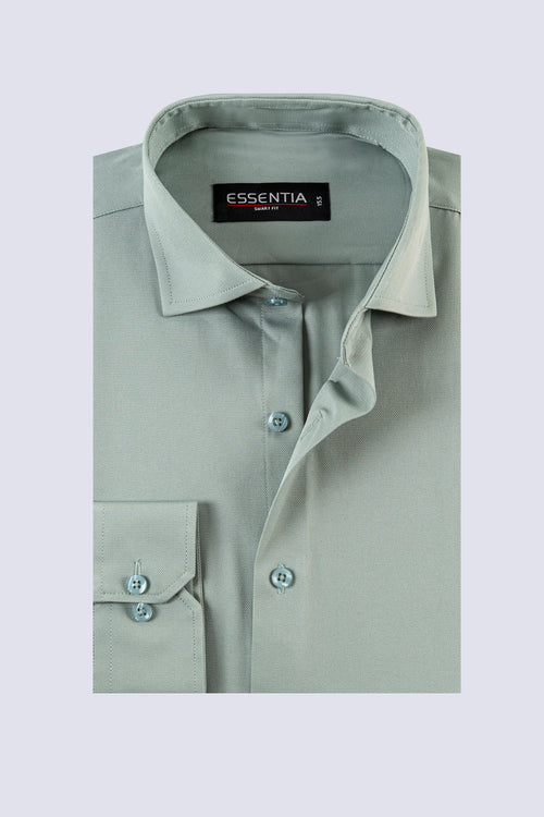 Men's Rust Dobby Formal Shirt