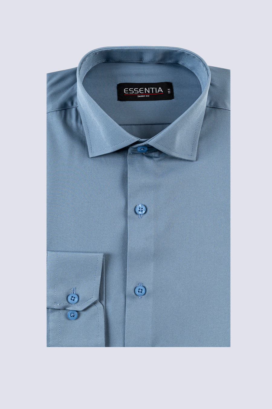 Men's S Blue Dobby Formal Shirt