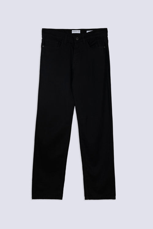 Midnight Black Straight Denim
