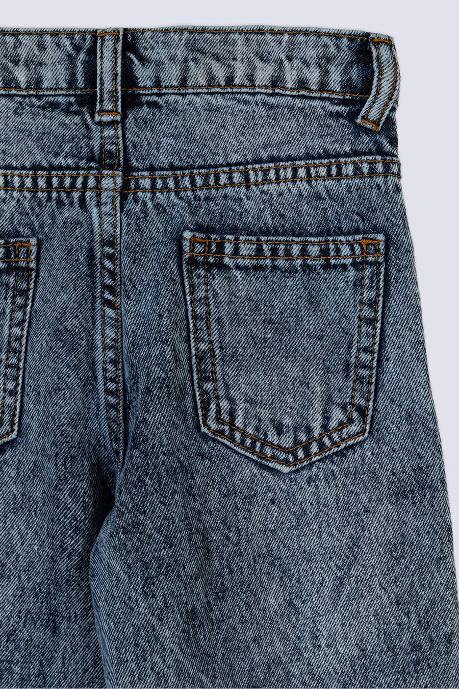 Bunny Print Wide Leg Jean