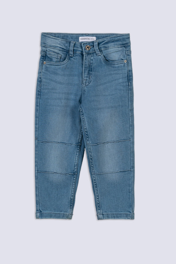 Boys' Light Blue Panel Denim