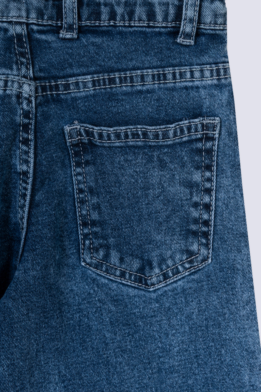 Butterfly Panel Wide Leg Jean