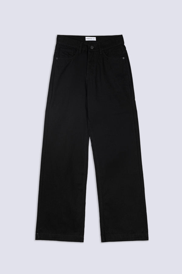 Ladies High-Rise Wide Leg Jean