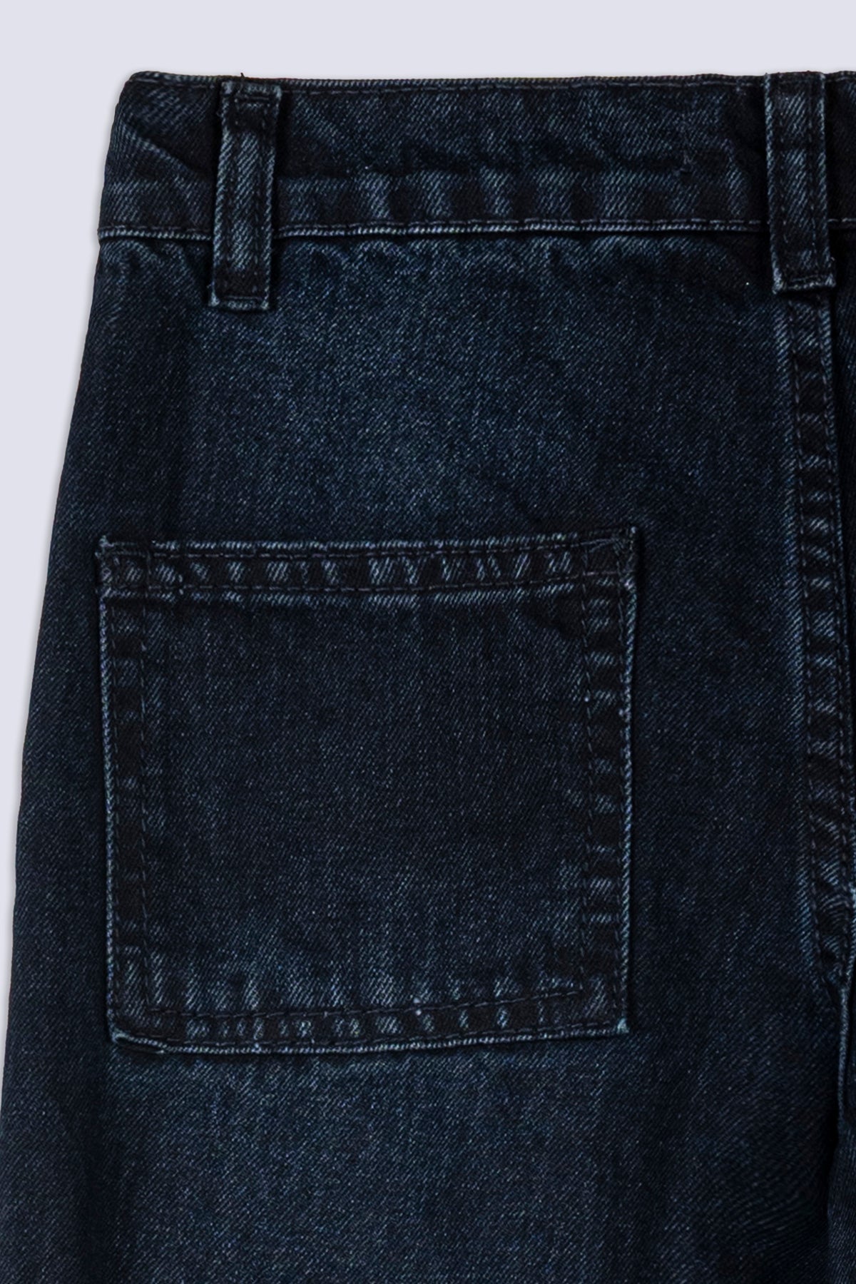 Girls' Wide-Leg Utility Denim