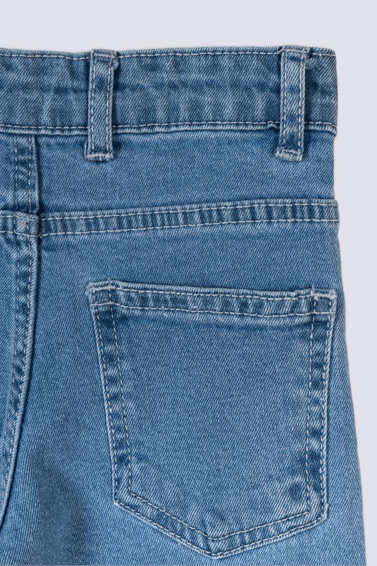 Girls' Butterfly Wide-Leg Denim