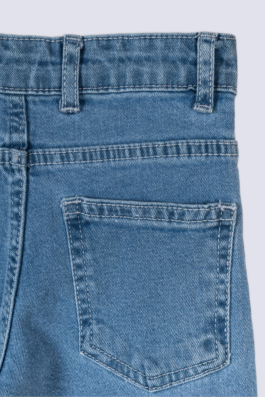 Girls' Butterfly Wide-Leg Denim