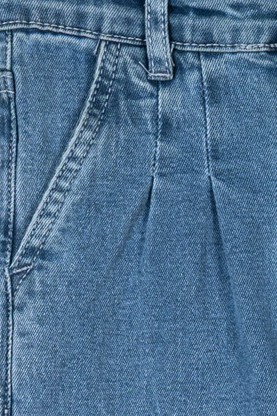 Girls' Blue Palazzo Denim