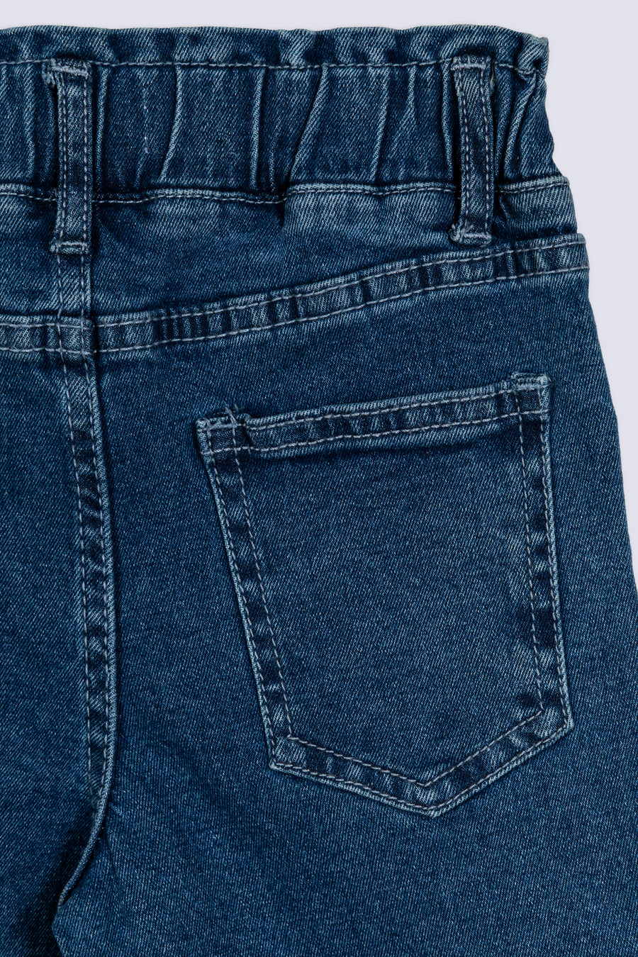 Girl's Floral Embroidered Jean