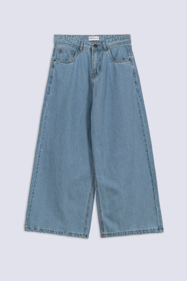 Ladies Baggy Wide Jean
