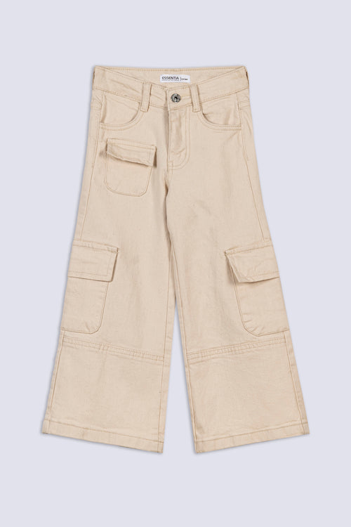 Girl's Flap Pocket Cargo Jean