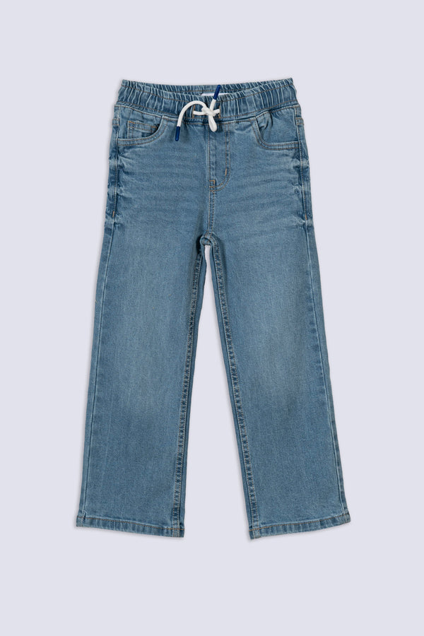 Boy's Soft Waist Straight Denim Pant