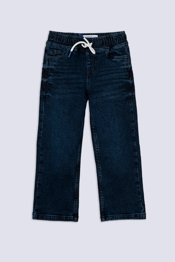 Boy's Soft Waist Straight Denim Pant