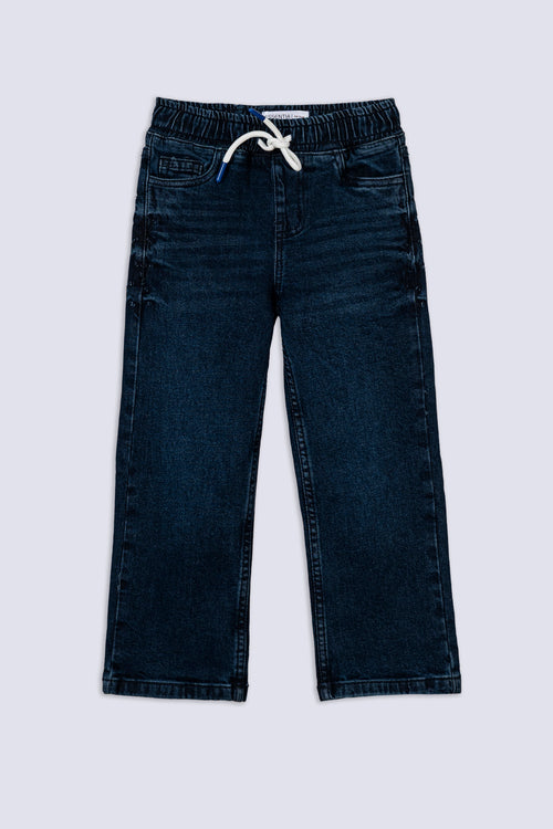 Boy's Soft Waist Straight Denim Pant