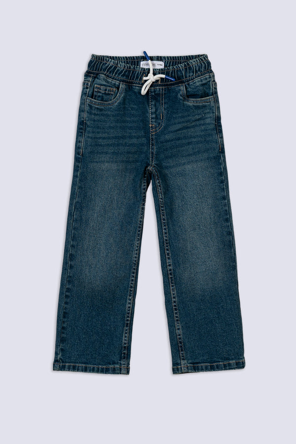 Boy's Soft Waist Straight Denim Pant