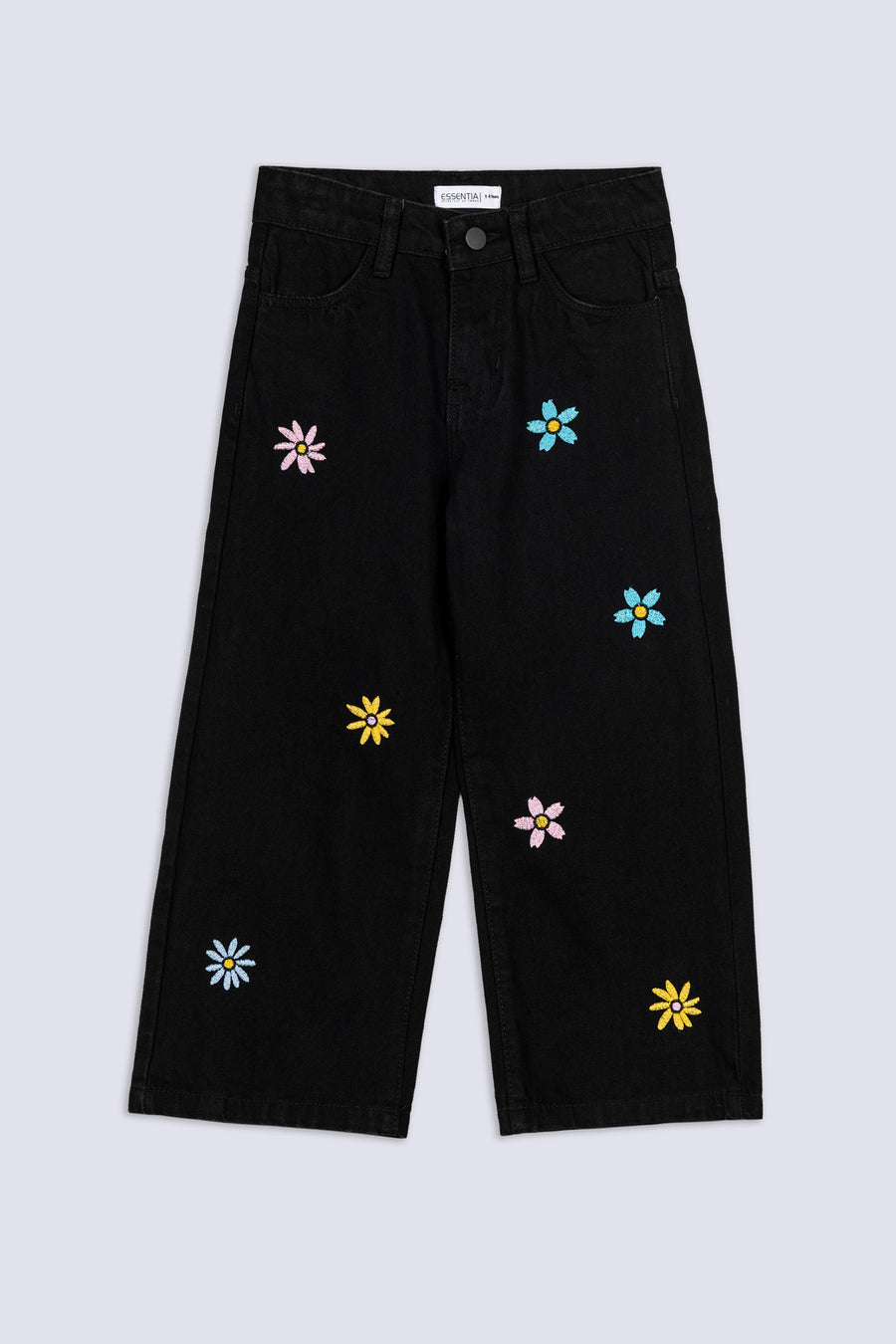 Girl's Daisy Embroidered Jean