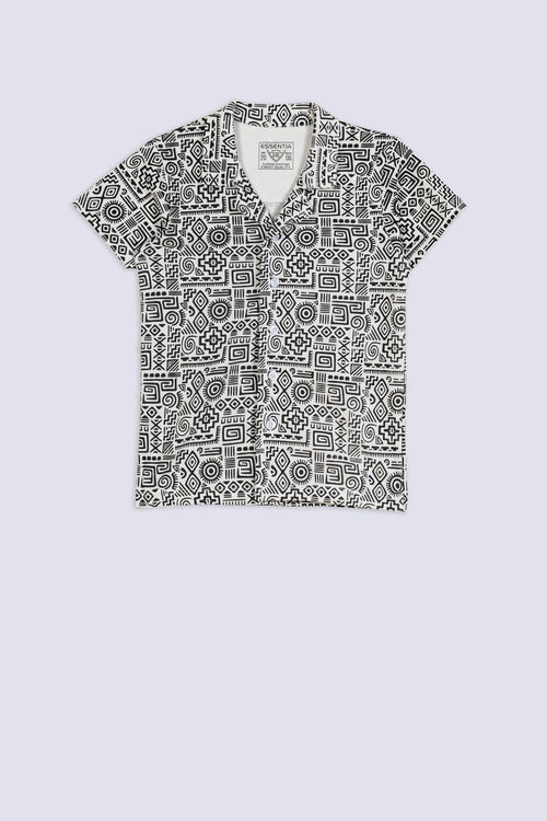 Boy's Summer Tribe Cuban Shirt
