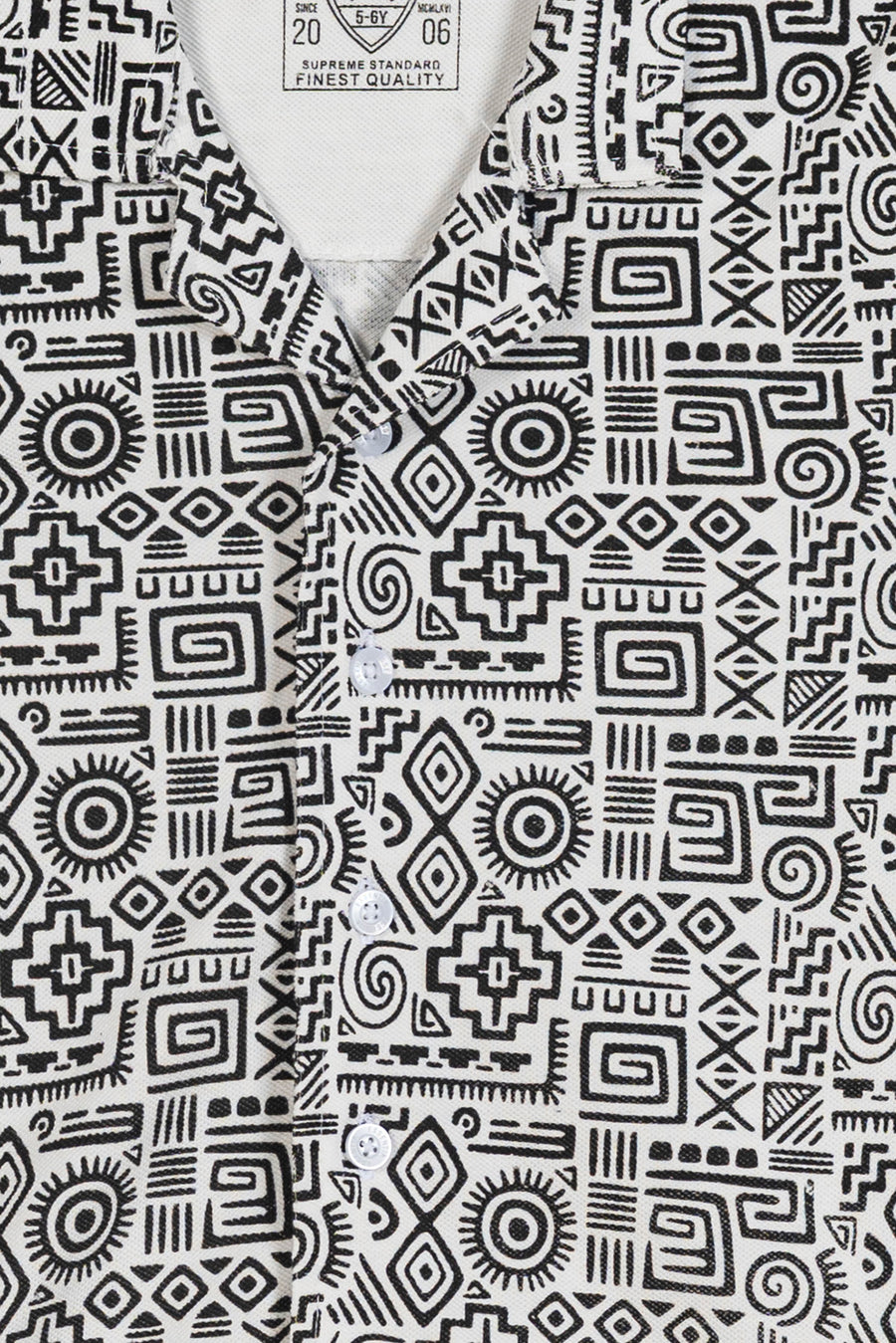 Boy's Summer Tribe Cuban Shirt