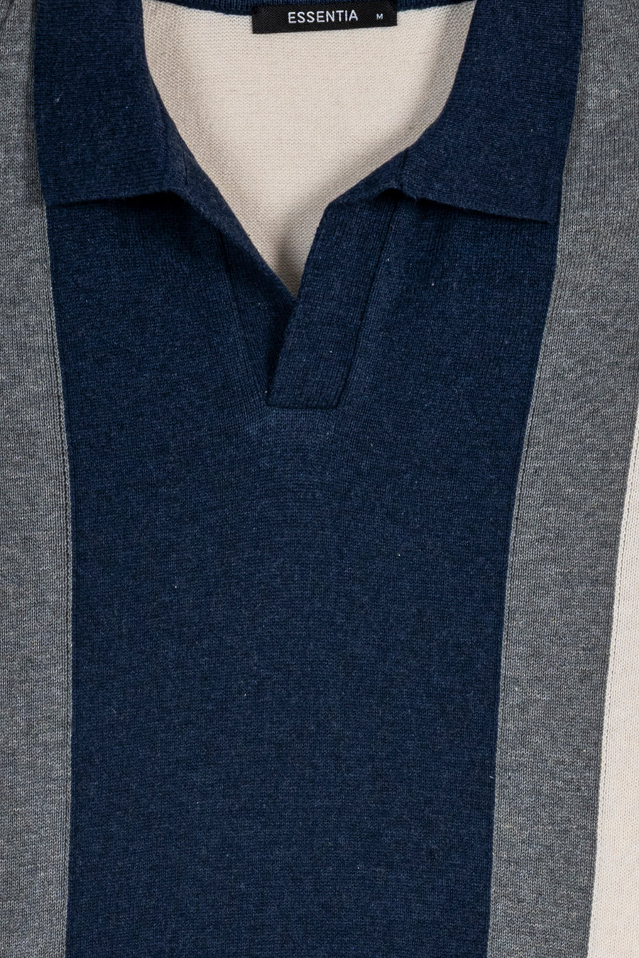 Men's Vertical Block Knit Polo
