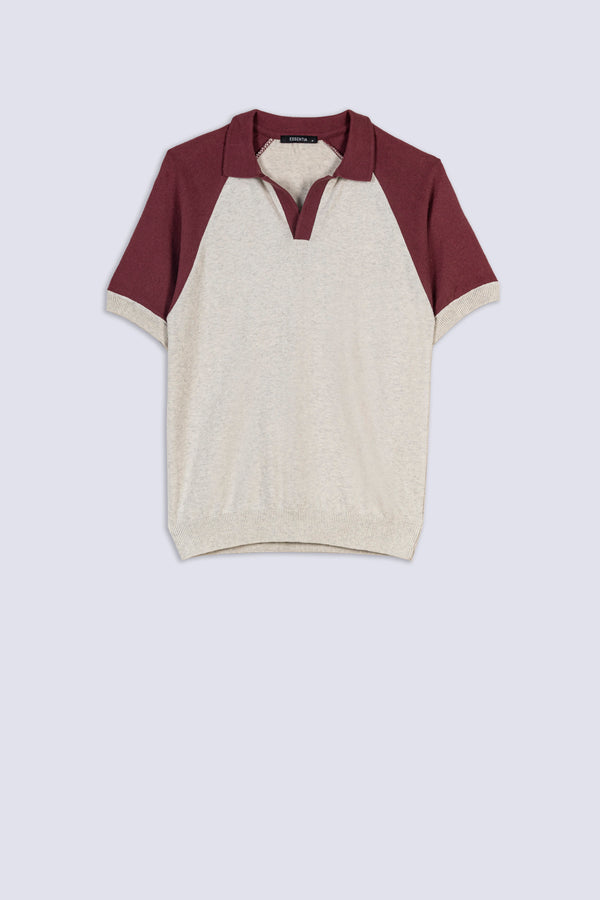 Men's Raglan Knit Polo