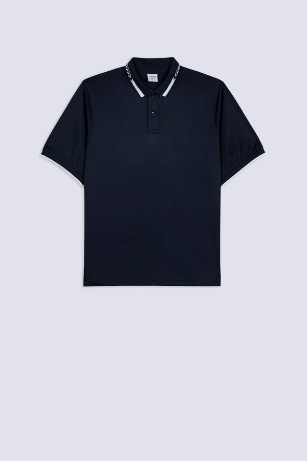 Men's Navy Edge Polo Shirt