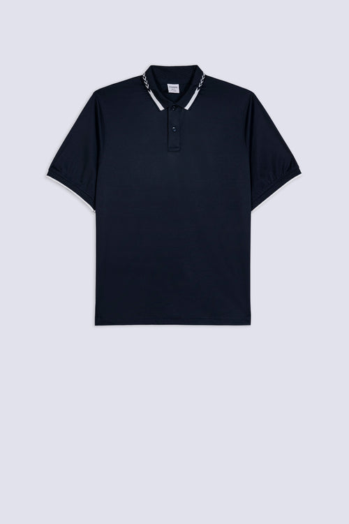 Men's Navy Edge Polo Shirt