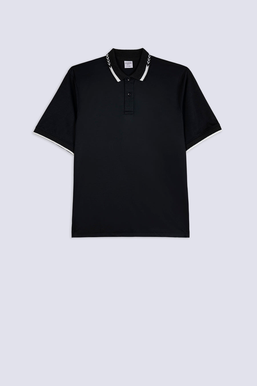 Men's Black Edge Polo Shirt