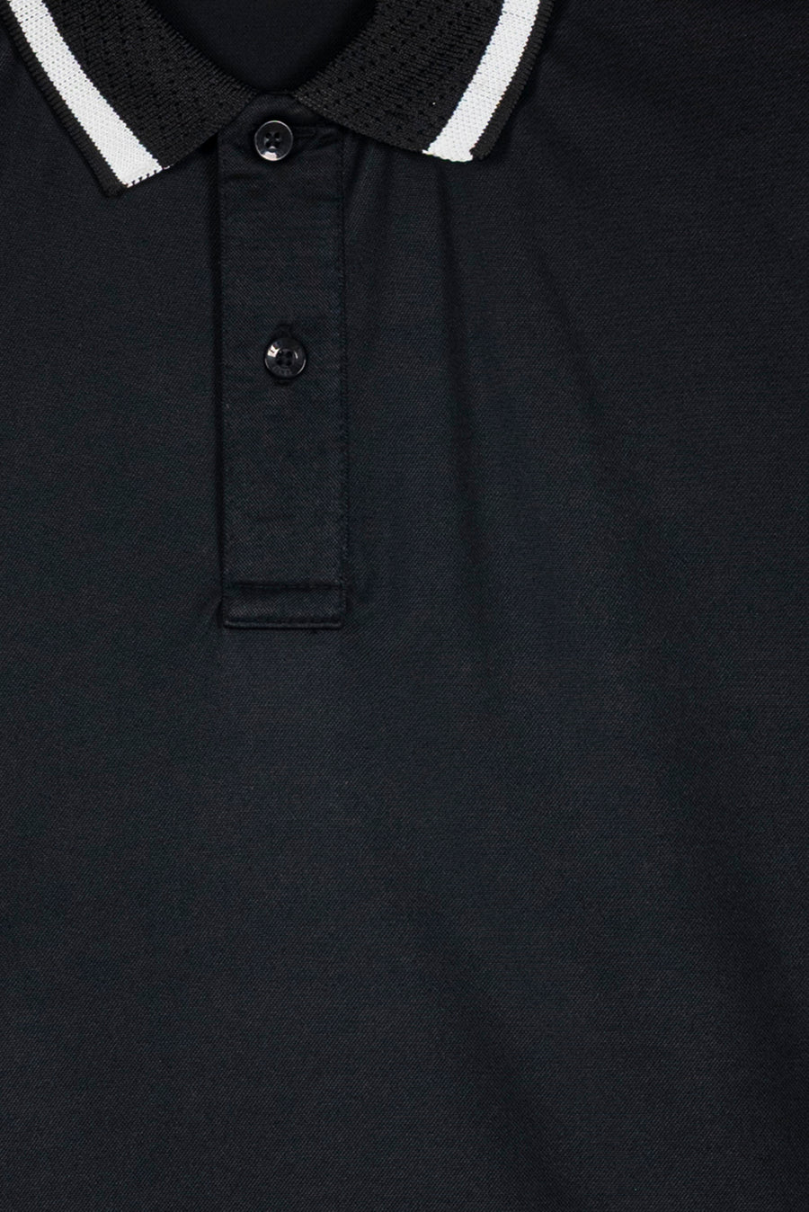 Men's Black Edge Polo Shirt