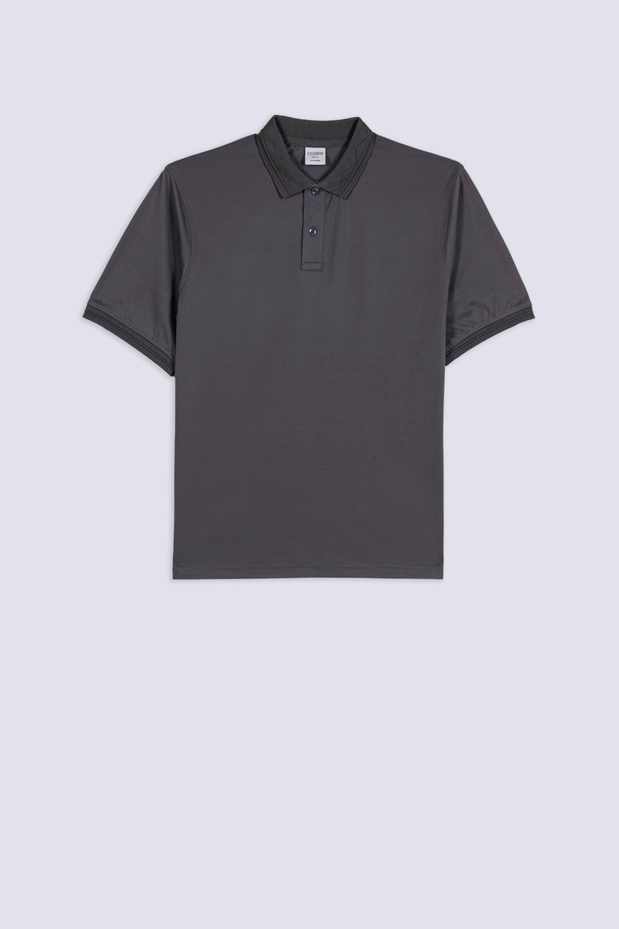 Men's Dark Grey Edge Polo Shirt