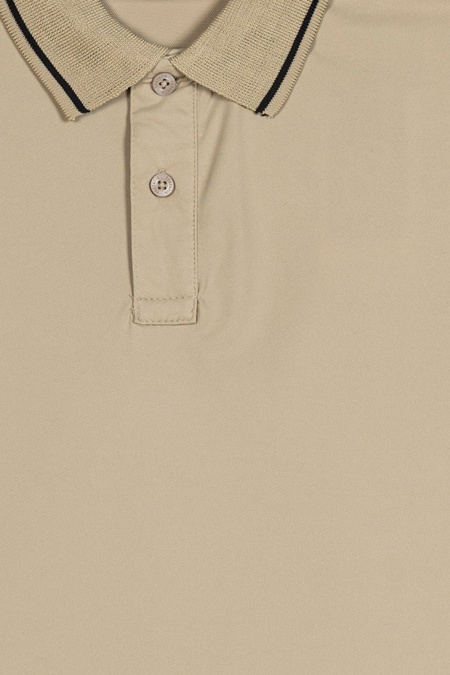 Men's Beige Edge Polo Shirt