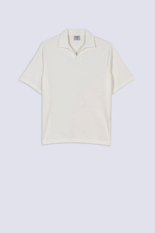 Men's Tonal Jacquard Polo Shirt