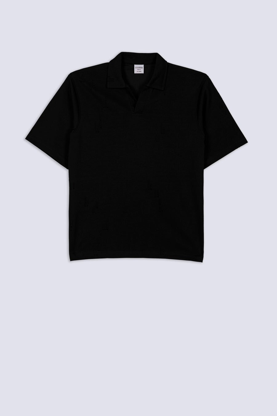 Men's Tonal Jacquard Polo Shirt
