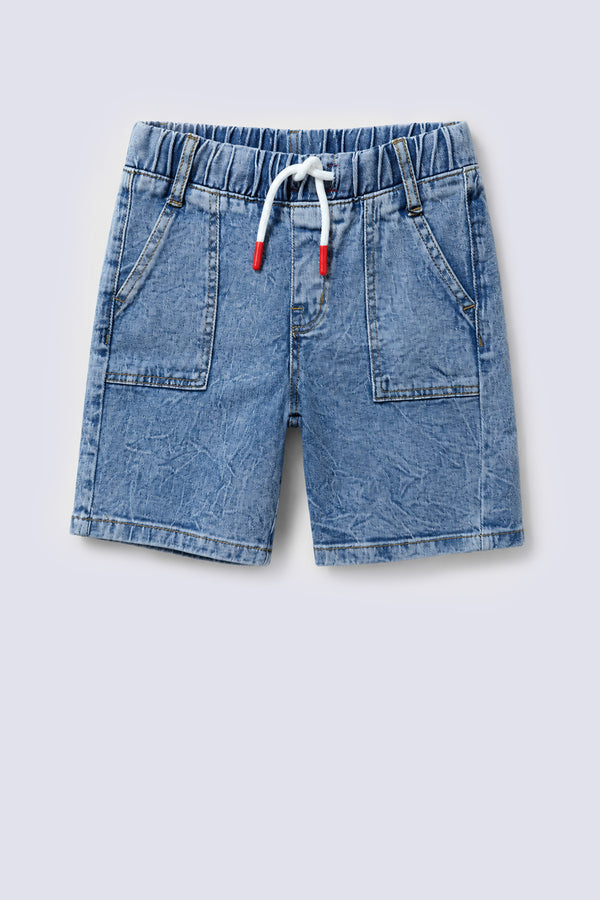 Boys' Utility Pocket Denim Short