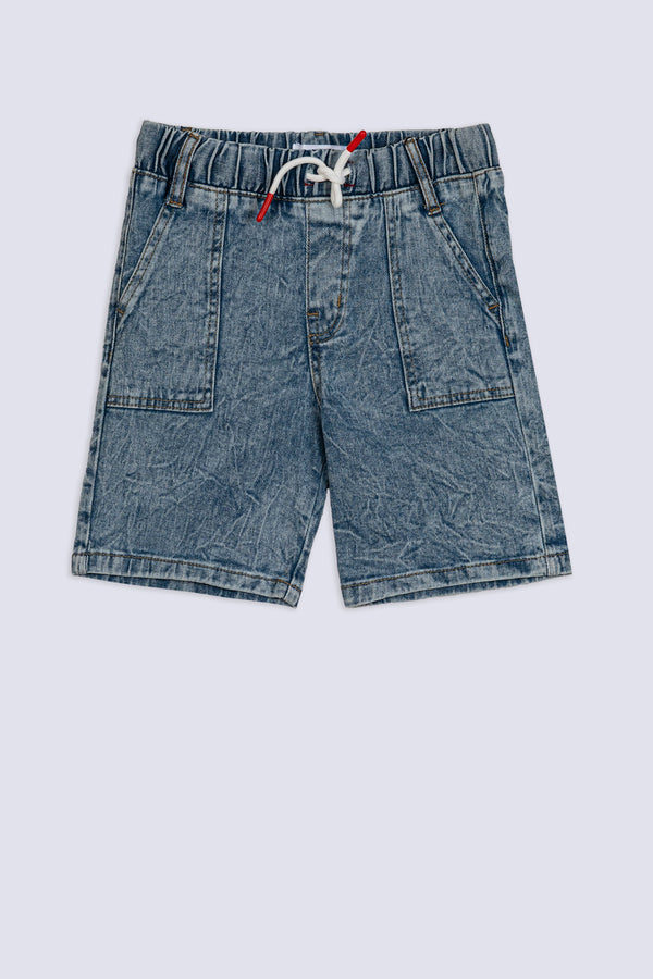 Boys' Utility Pocket Denim Short