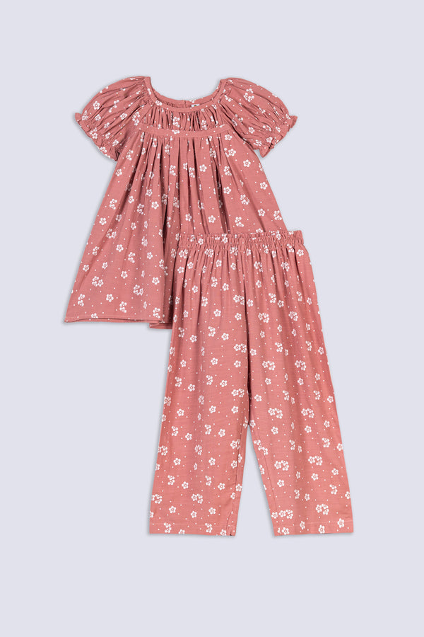 Rosy Garden Girls' Co-Ord