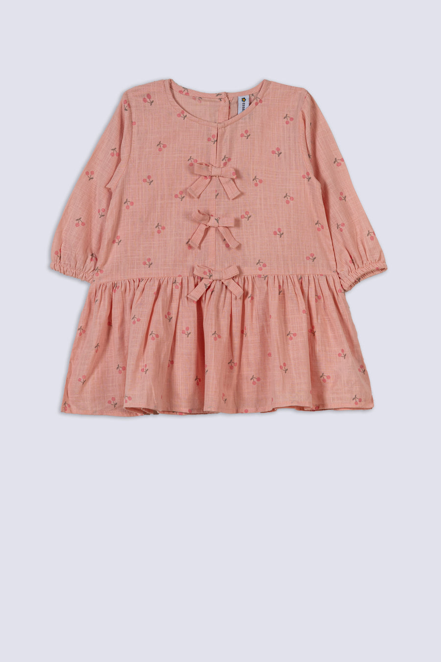 Girl's Cherry Bow Co-ord Set