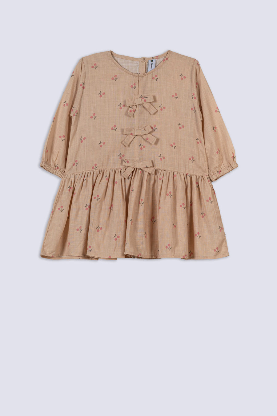 Girl's Cherry Bow Co-ord Set