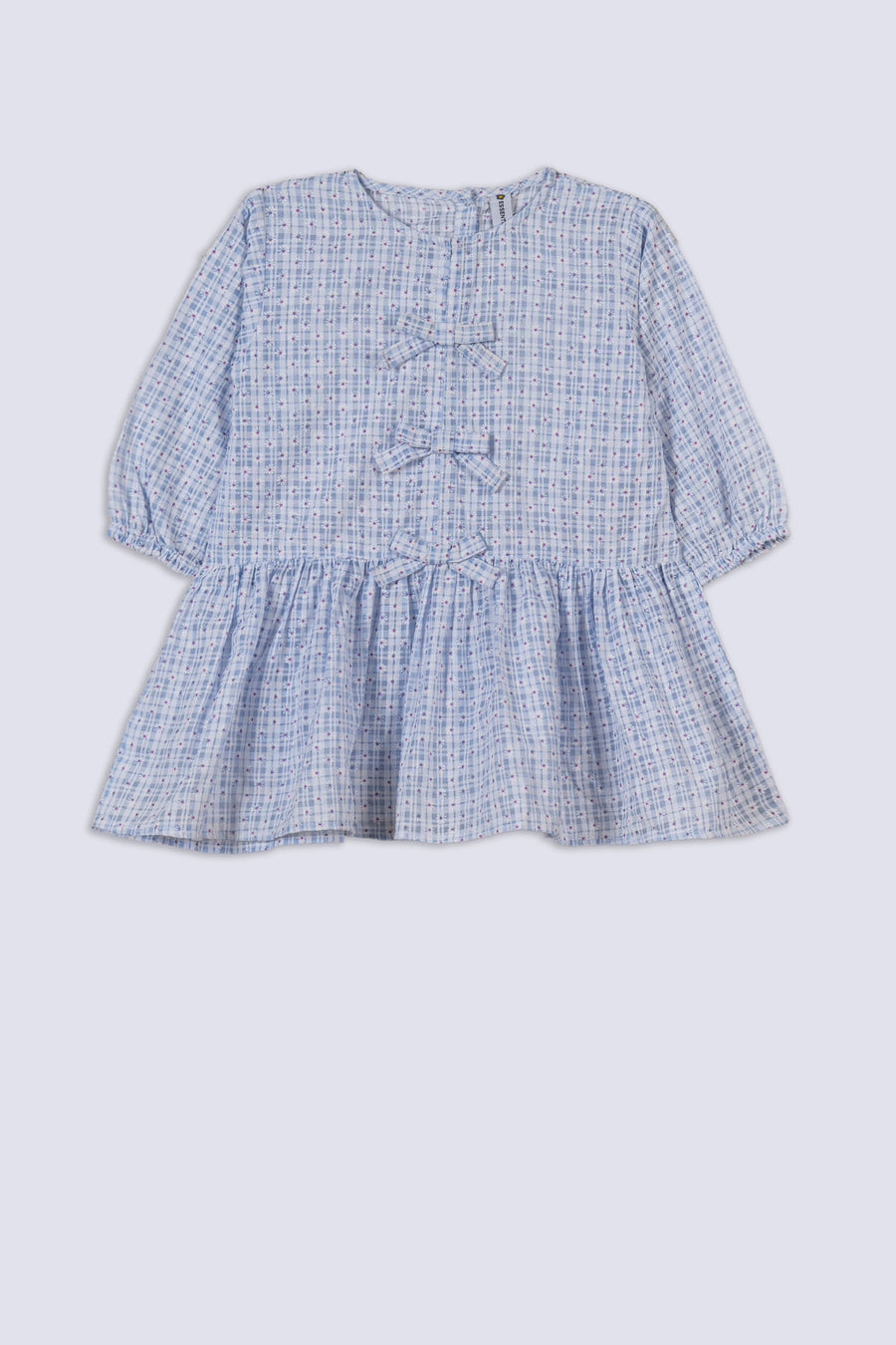 Girl's Peplum Bow Co-ord Set
