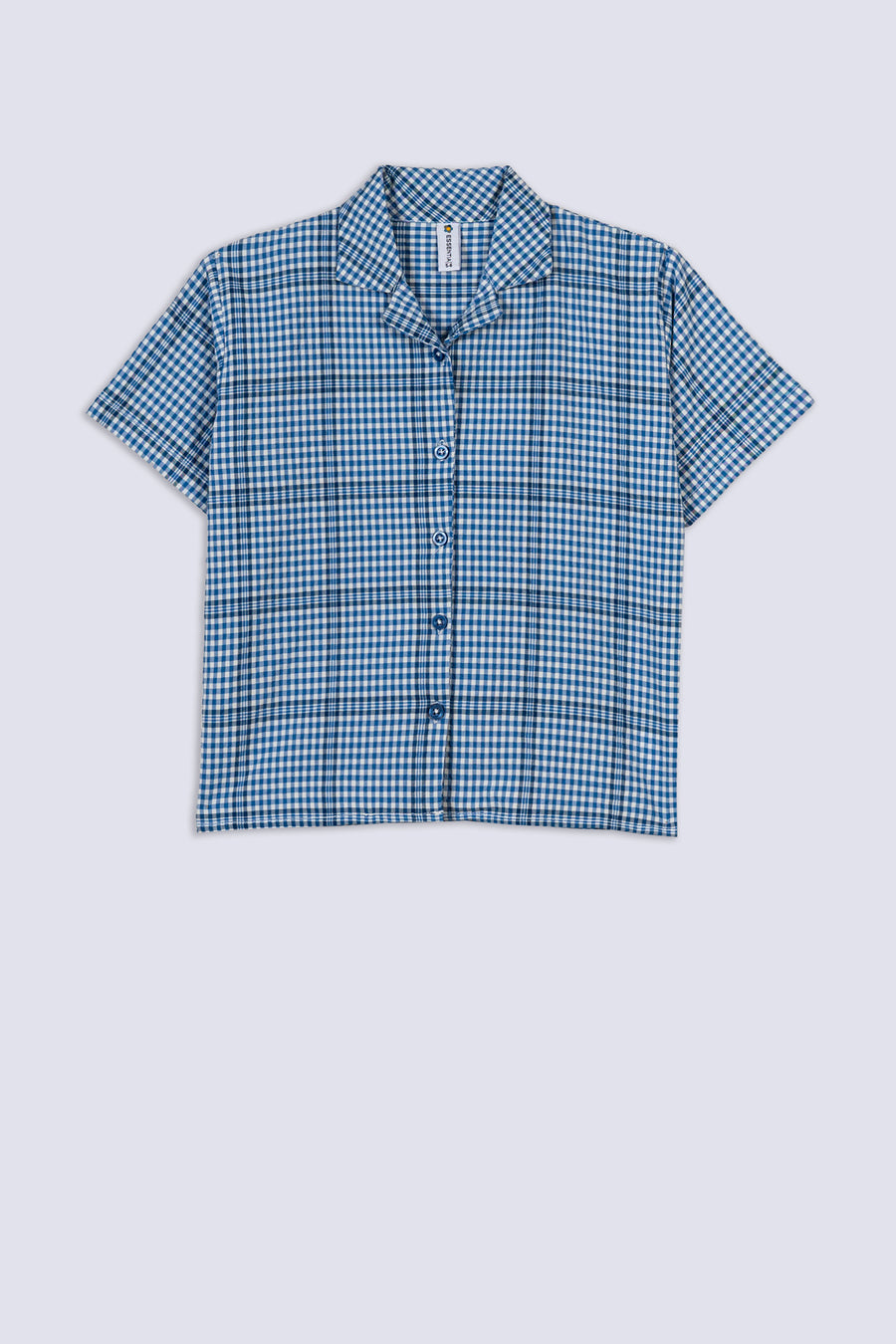 Girl's Blue Check Co-Ord Set