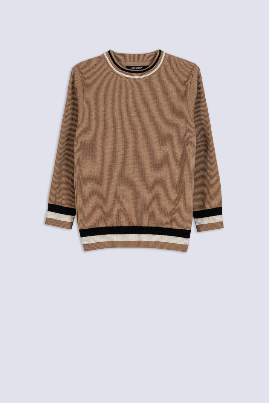 Boy's Varsity Stripe Ribbed Sweater