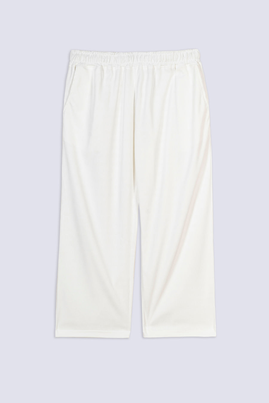 Men's Textured Wide Leg Trouser