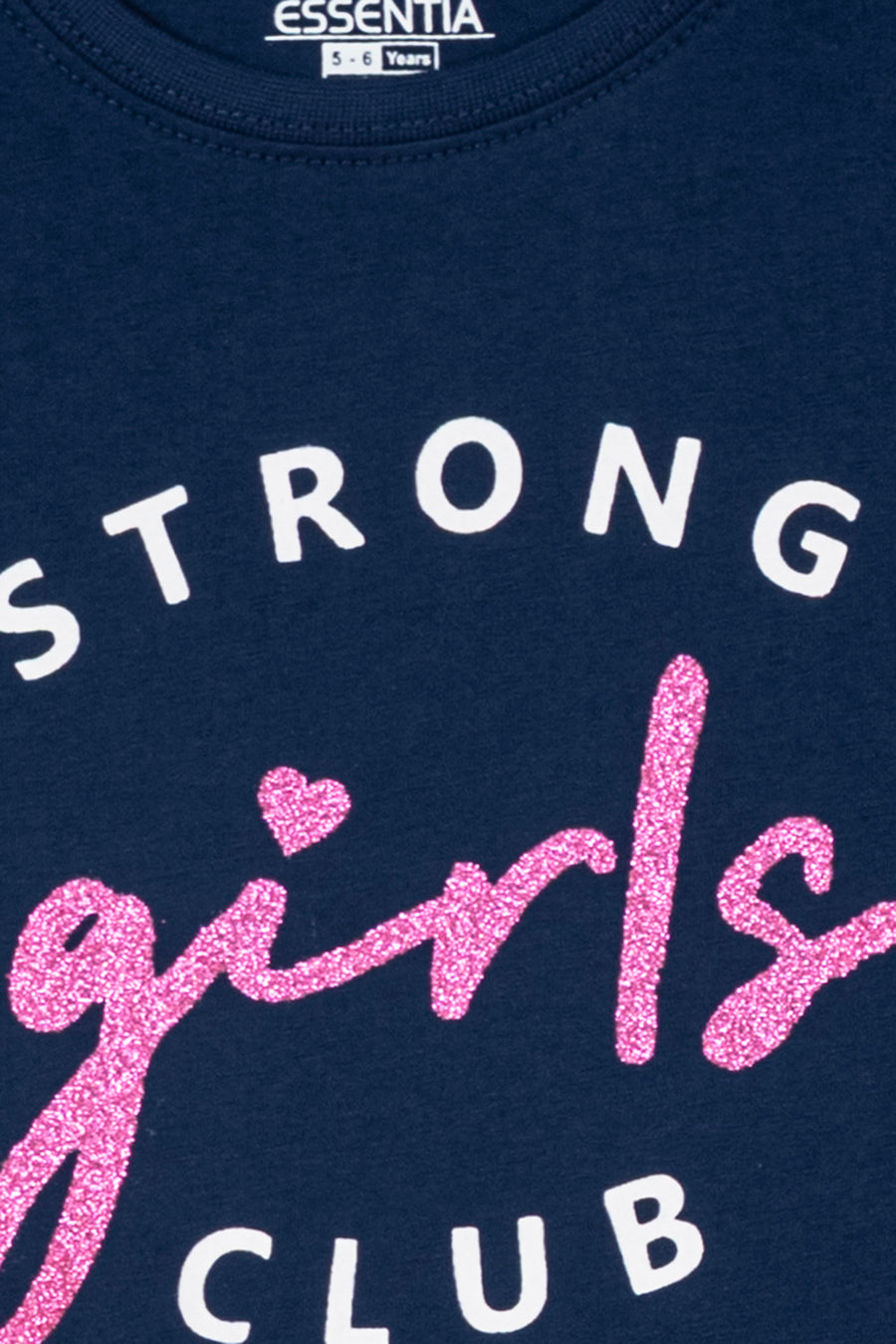 Girls' Power Glitter Tee