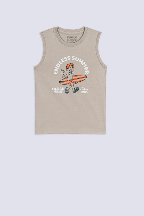 Boy's Surf Buddy Sleeveless Tee