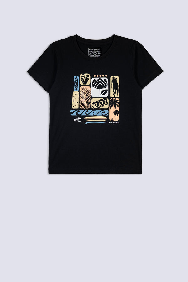 Boys' Surf Mosaic Tee