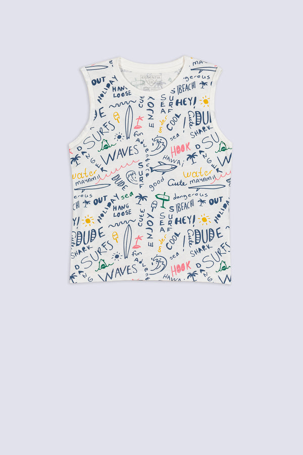 Boy's Surf Slang Tank Top