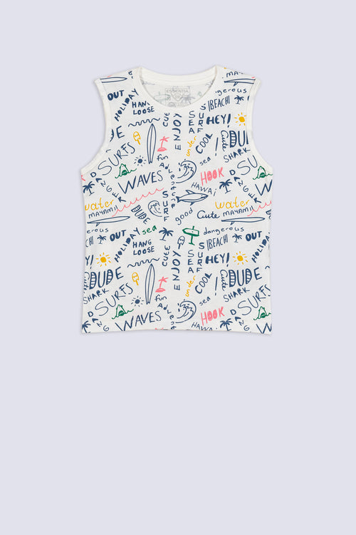 Boy's Surf Slang Tank Top