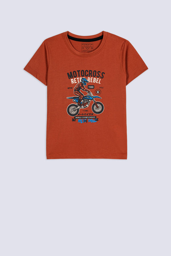 Boy's Dirt Bike Graphic Tee