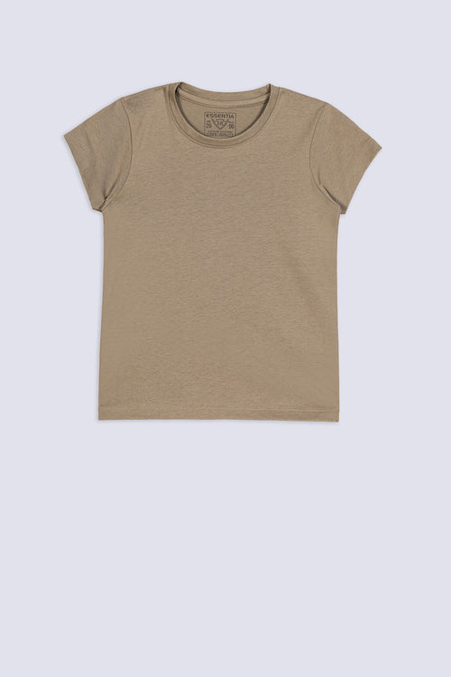 Girl's Soft Neutral Tee