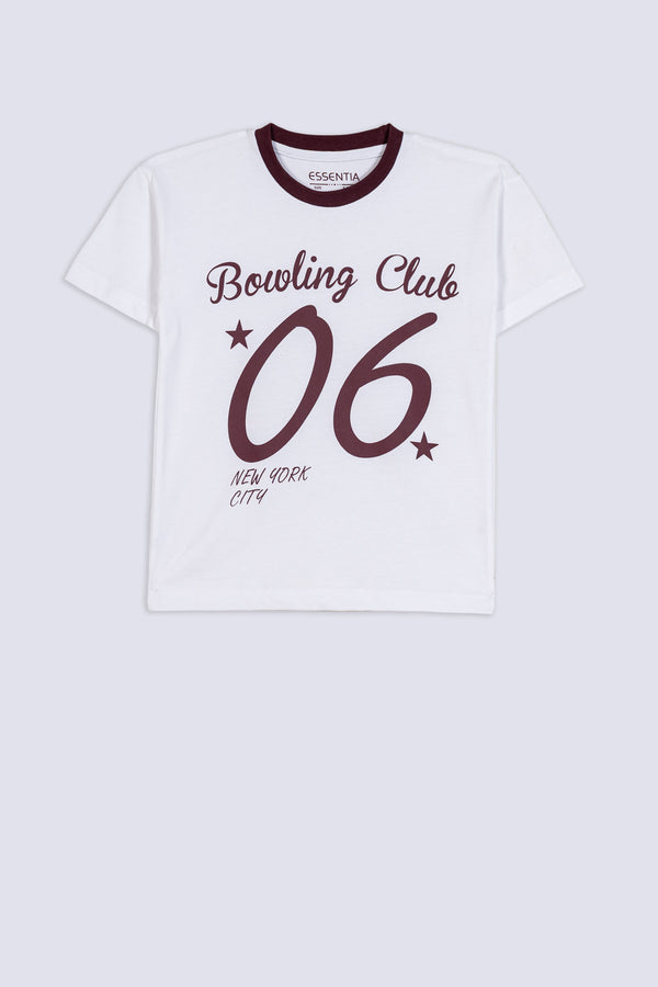 Girl's New York Bowling Tee