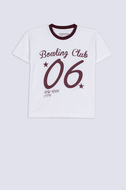Girl's New York Bowling Tee